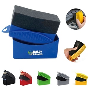 Car Wax Applicator Cleaning Brush with Lid